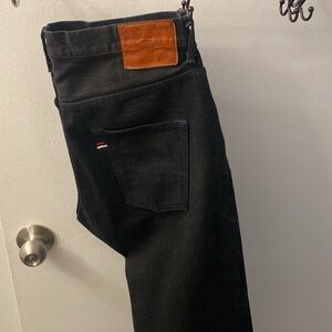 Tanuki BKHT 15.5oz Black Denim High Tapered 34